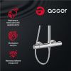 Душевая стойка Agger Slim A2291200 настенная цвет хром