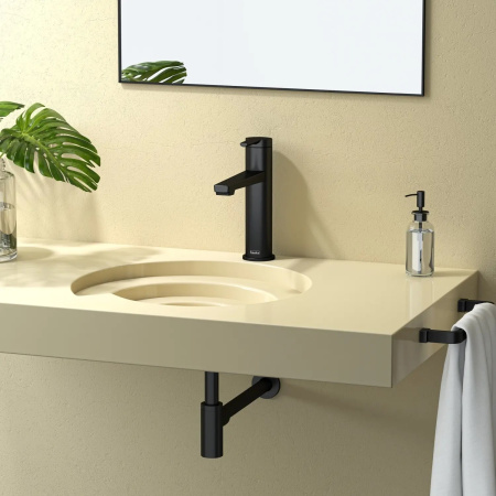 Смеситель Teska LIVA Leo S E5414 на раковину черный