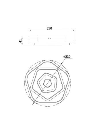 Светильник настенно-потолочный Freya Iona FR10019WL-L23W