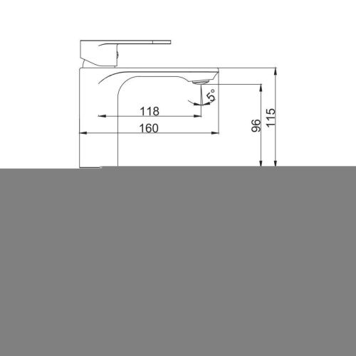 Смеситель Fashun A1085-7 на раковину черный - фото 3