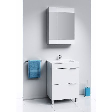 Зеркало-шкаф Aqwella Y Br.04.06/W 60х80 подвесной цвет белый