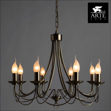 Люстра подвесная Arte Lamp Maypole (Маыполе) A6300LM-8AB