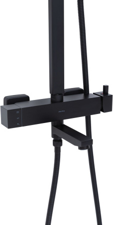 Душевая стойка Allen Brau Infinity 5.21029-31 настенная цвет черный