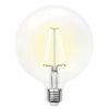 Лампа светодиодная филаментная Uniel SKY Globe (СКЫ Глобе) LED-G125-10W/WW/E27/CL PLS02WH картон