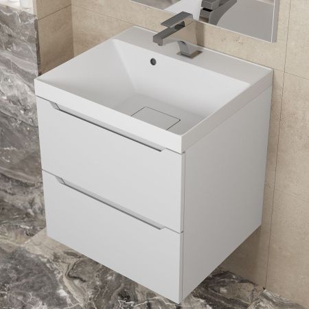 Тумба под раковину Uperwood Tanos 2191020000 50х50 подвесная цвет белый
