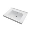 Раковина керамическая Dreja Grace 641600 70х50 подвесная цвет белый 1 отверстие под смеситель