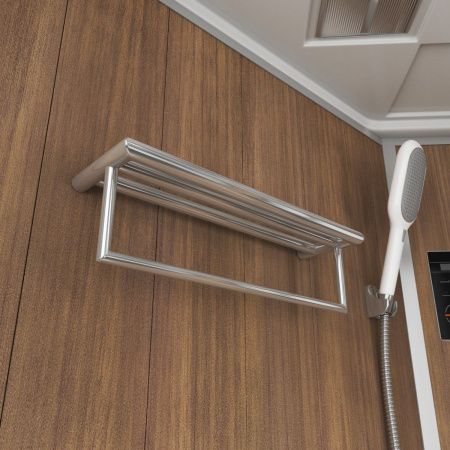 Душевая кабина Niagara Luxe 7717WD 100х100 пятиугольная с крышей ориентация универсальная