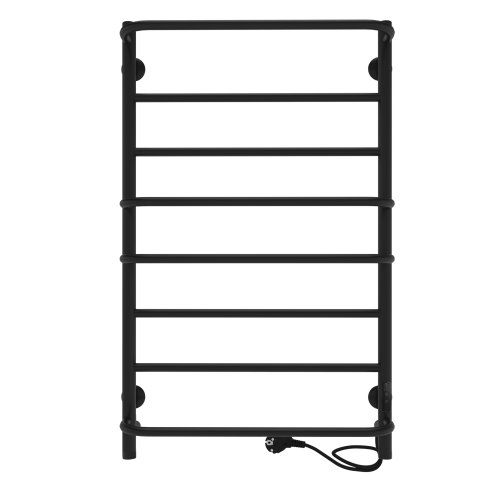 Полотенцесушитель Indigo Europe Lux LELLE80-50BRRt 53х80 электрический черный муар - фото 5
