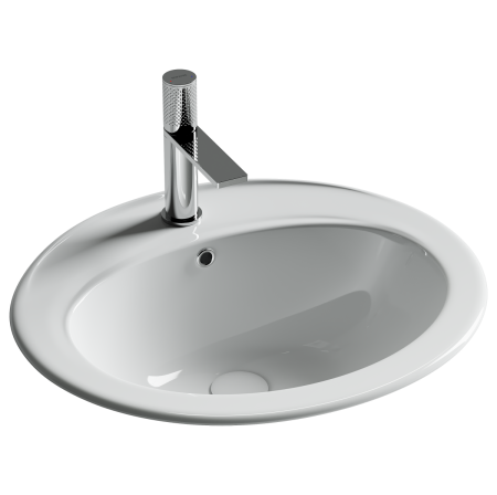 Раковина Ceramica Nova SUN 57 см CN6079 встраиваемая цвет белый