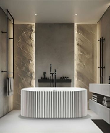 Ванна акриловая Cerutti SPA CT9330 170х75 отдельностоящая овальная с ножками