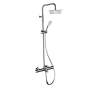 Душевая стойка Remer Elegance EQ34A8CPUFS25G настенная цвет хром с термостатом