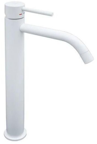 Смеситель Paffoni Light LIG081BO на столешницу белый без термостата