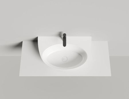 Раковина из искусственного камня S-Sense Salini ALDA 140313GF 70х50 накладная цвет мультиколор