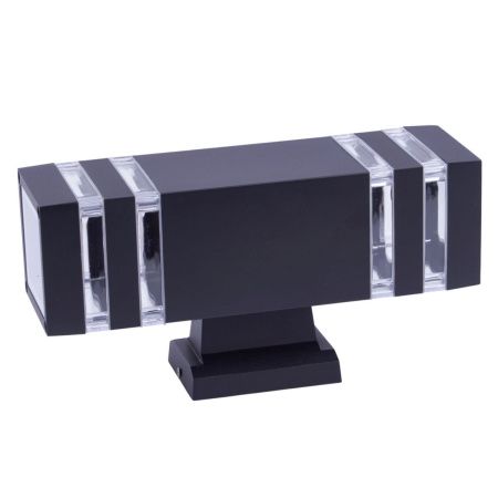 Уличный настенный светильник Uniel UUL-A01S UUL-S24A 2x60W/E27 IP65 BLACK