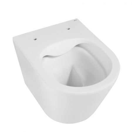 Унитаз подвесной Abber Bequem AC1102MW белый матовый с сиденьем микролифт безободковый каскадный смыв