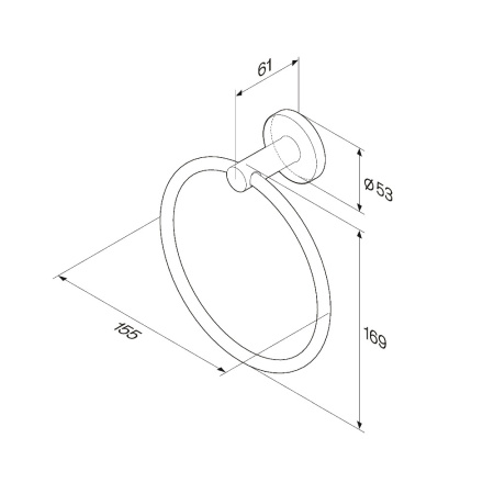 Полотенцедержатель Am.Pm X-Joy A85A34400