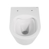 Унитаз подвесной Abber Bequem AC1102MW белый матовый с сиденьем микролифт безободковый каскадный смыв
