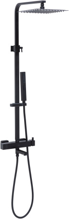 Душевая стойка Allen Brau Infinity 5.21029-31 настенная цвет черный