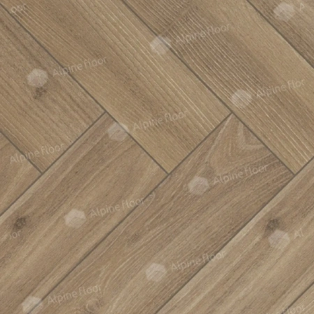 Ламинат Alpine Floor Herringbone 12 LF105-10 Дуб Венето толщина 1.2 см 34 класс 600х100