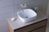 Раковина керамическая Aquanet Trend TREND-1 40х40 накладная цвет белый без отверстий под смеситель