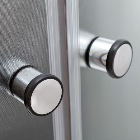 Душевая кабина AvaCan B90SBLACK 90х90 четверть круга с крышей ориентация универсальная