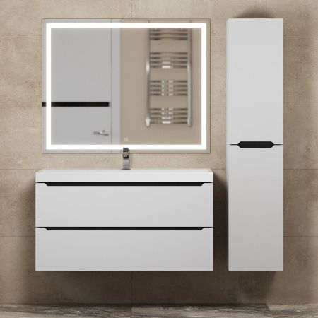 Тумба под раковину Uperwood Tanos 2930205144 100х50 подвесная цвет белый