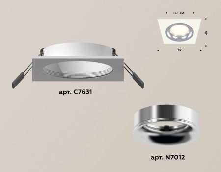 Светильник встраиваемый Ambrella Light Techno (Тецхно) XC7631003