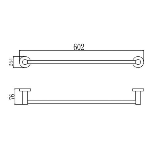 Полотенцедержатель Savol S-005624C - фото 3