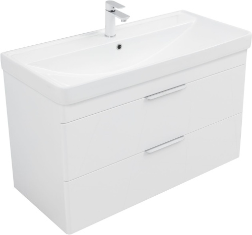 Тумба под раковину Aquanet Ирис new 00339280 98,5х45,2х57,2 подвесная - фото 2