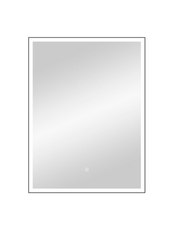 Зеркало с подсветкой Континент Frame Black ЗЛП948 60х80 подвесное
