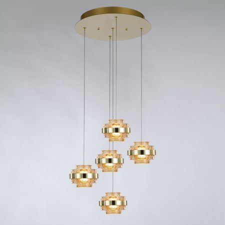 Светильник подвесной Delight Collection Indiana (Индиана) MD22030002-5A gold/champagne