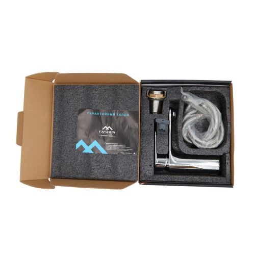 Смеситель Fashun A1085 на раковину хром - фото 4