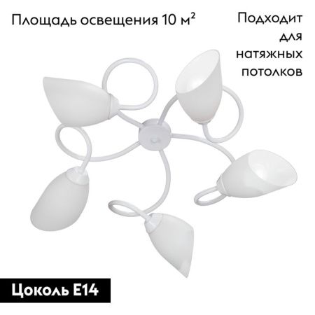 Люстра потолочная Vitaluce V3396 V3396/5PL