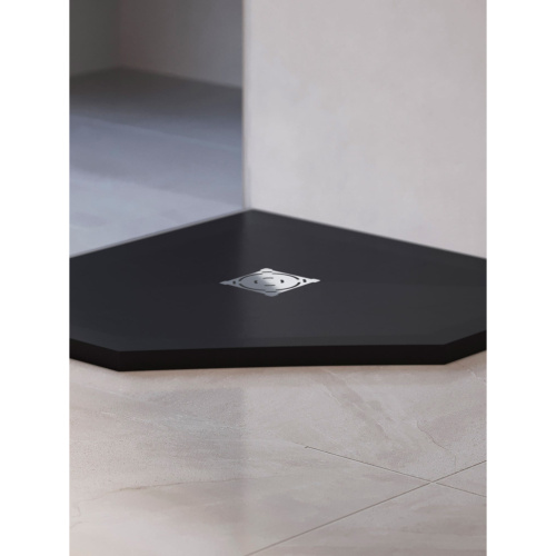 Душевой поддон RGW Stone Tray 16155100-02 100x100  искусственный камень серый - фото 5