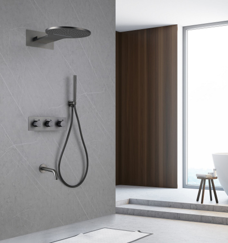 Душевая система ABBER AF8150NG встраиваемая в стену - фото 2