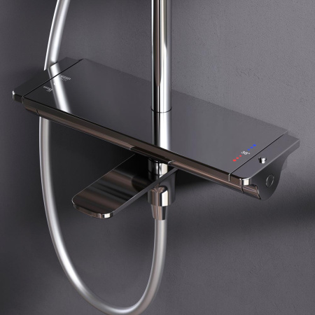Душевая стойка Am.Pm Spirit V2.0 F0770A500 настенная цвет хром с термостатом