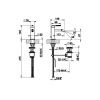 Смеситель Gessi Ingranaggio 63507#031 на биде хром