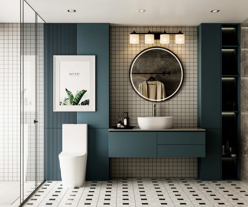 Унитаз напольный с бачком Abber Bequem AC1112TMW белый матовый с сиденьем безободковый смыв торнадо - фото 2