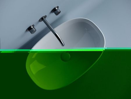 Раковина из сантехнического фарфора Ceramica Nova ELEMENT CN5039 60х40 накладная цвет белый без отверстий под смеситель