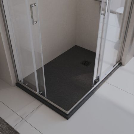 Душевой поддон из искусственного камня BelBagno UNO TRAY-MR-UNO-AH-120/80-35-NERO-NO 120х80 черный