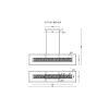 Люстра подвесная iLedex Look (Лоок) 4737-90 MBK+SGD