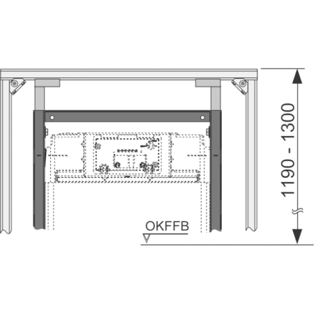 Телескопическое присоединение для модуля Tece TECEprofil 9380001