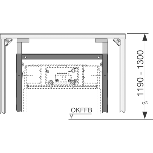 Телескопическое присоединение для модуля Tece TECEprofil 9380001 - фото 2