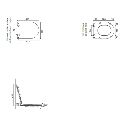 Крышка сиденье для унитаза Catalano Sfera 551210001 - фото 2