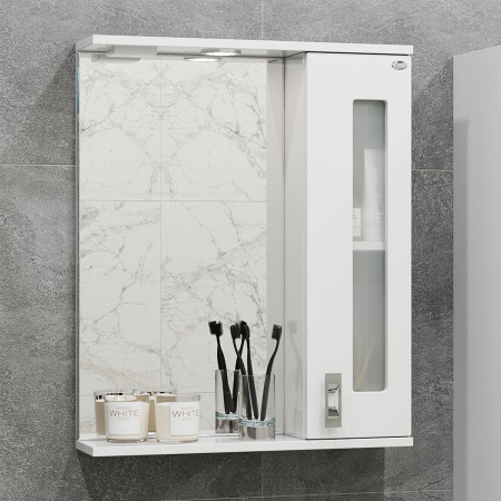 Зеркало-шкаф Onika Кристалл 205818 58х16х71 подвесной