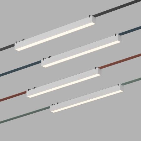 Трековый однофазный светильник Denkirs Belty linear (Белты линеар) DK5577-WH