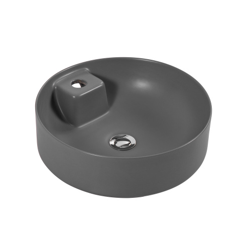 Раковина Aquatek ЕВРОПА 41 см AQ5212-MG накладная цвет серый матовый - фото 3