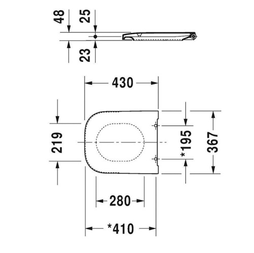 Крышка сиденье для унитаза Duravit Happy D.2 0064590000 - фото 2