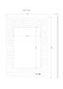 Зеркало Garda Decor KFH1134 70х110 подвесное