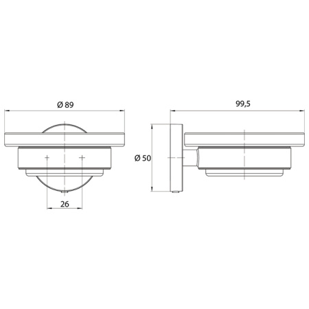 Мыльница Emco Round 4330 001 00